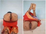 Horny Desi Bhabhi Showing Her Ass and Pussy