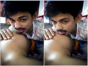 Desi Hubby Sucking Wife Boobs and Pussy licking