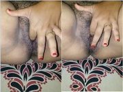 Desi Bhabhi Hairy Pussy Fingering