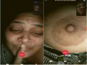 Sexy Telugu Bhabhi Showing Big Boobs on Video Call