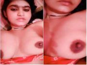 Super Hot Look Desi Cheating Wife Record Nude Selfie and Fingering part 9