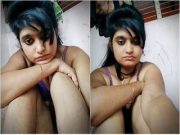 Super Hot Look Desi Cheating Wife Record Nude Selfie and Fingering part 4