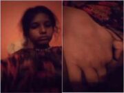 Cute Desi Girl Showing Her Big Boobs And Masturbating Part 2