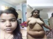 Sexy Bhabhi Showing Big Boobs and Pussy