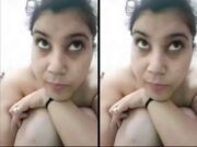 Cute Desi Girl Record Her bathing Video For Lover