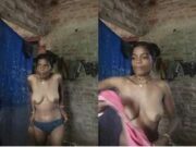 Village Girl Showing Boobs and Pussy