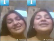 Today Exclusive-Hot Look Desi Girl Mitali Showing Her Boob and Pussy On video Call part 3