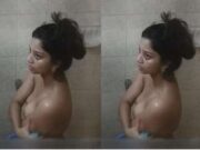 Sexy Desi Girl bathing Record By Hidden Cam