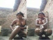 Desi Village Girl OutDoor Bathing Part 1