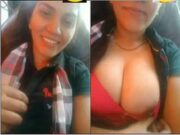 Shy Village Girl Showing Her Boobs on Video Call