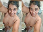 Cute Desi girl Record Her Nude Selfie For Lover Part 2