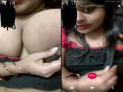 Sexy Desi girl Showing Her Boobs and Pussy On Video call