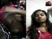 Cute Desi Girl Showing Boobs on Video Call