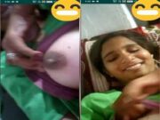 Shy Desi Gf Showing Her Boobs on Video Call