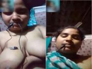 Desi Bhabhi Showing Her Boobs to Lover Video Call