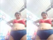 Sexy Desi Bhabhi Strip her Cloths and Showing Boobs and Pussy Part 1