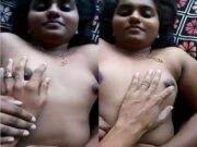 Sexy Tamil Girl Boob Pressing and Fucking