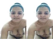Sexy Desi Bhabhi Record her Nude Video For Lover part 1