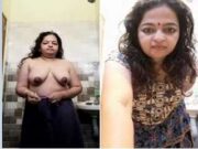 Horny Mallu Bhabhi Record her Nude Video For Lover Part 2