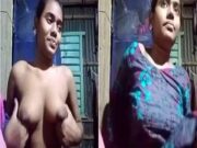 Cute Bangla Girl Showing Her Boobs On Skype video Call