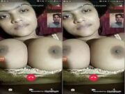 Cute Bangla Girl Showing Her Big Boobs On Video Call