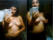 Sexy Tamil Girl Record her Nude Selfie Part 2