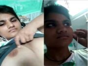 Today Exclusive- Cute Desi Girl Record Her Nude Video FOr Lover