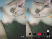 Today Exclusive- Desi Paid Girl Showing Her Boobs on Video Call