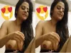 Today Exclusive-Sexy Desi Girl Showing Her Boobs