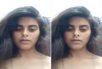 Today Exclusive- Cute Desi Girl Showing Her Boobs and Pussy