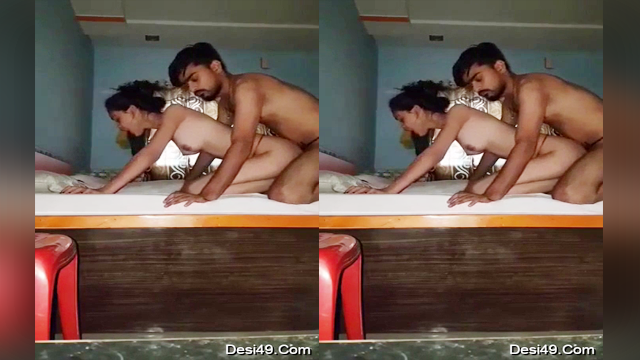 Desi Collage Girl Riding In Doggy style