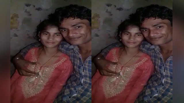 Village lover play and kissing