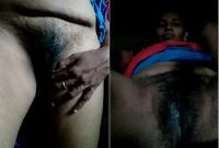 Today Exclusive – Desi Bhabhi Shows her Pussy