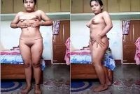 Today Exclusive – Sexy Desi Girl Record Her Nude Video