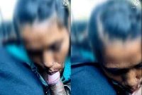 Today Exclusive – Desi Cheating Wife Sucking Lover Dick in Car