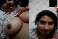 Today Exclusive – Desi Village Girl Shows Her Boobs on Video Call Part 2