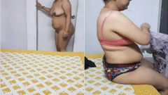 Today Exclusive – Most Demanded Sexy Priya Bhabhi Wearing Cloths Video Record By Hubby