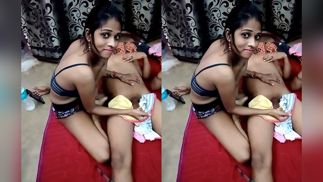 Desi Bhabhi Boobs Sucking and Pussy Rubbing