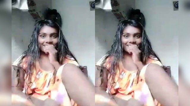 Shy Indian girl showing her boobs on cam