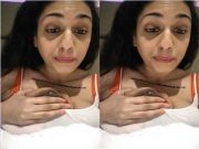 Today Exclusive – NRI Indian Girl Give FootJob and Sucking Lover Dick Part 2