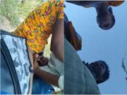 Today Exclusive – Desi Mallu Girl Blowjob and Outdoor Fucked Part 2