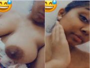 Today Exclusive – Cute Desi Girl Shows Her Big Boobs