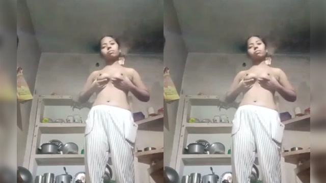 Village girl masturbating by muli