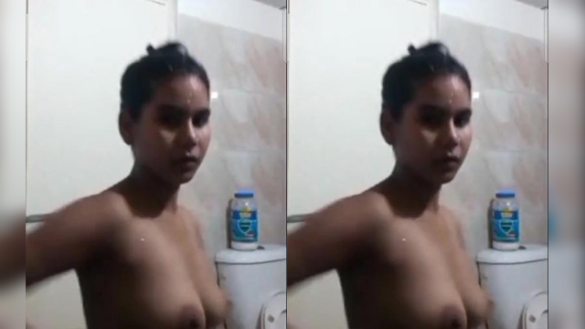 Cute Desi Girl Bathing 2 Clips Part1