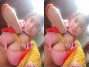 Today Exclusive – Sexy Bhabhi Shows her Boobs and Pussy