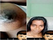 Today Exclusive – Mallu Girl Shows Boobs To Lover On VC Part 4
