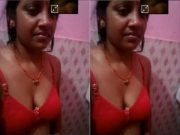 Today Exclusive –Desi Bhabhi Shows her boob sand Pussy on Video Call Part 3