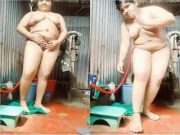 Today Exclusive – Horny Boudi Bathing Part 1