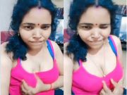Today Exclusive –Horny Mallu Bhabhi Shows Boobs and Pussy