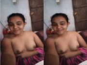 Today Exclusive – Cute Lankan Girl Shows her Boobs and Pussy Part 2